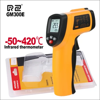 RZ Termometru Digital Instrumente Arma Non Contact cu Infrarosu Termometru Temperatura Pistol Termometru ir Industriale GM300E/GM550E