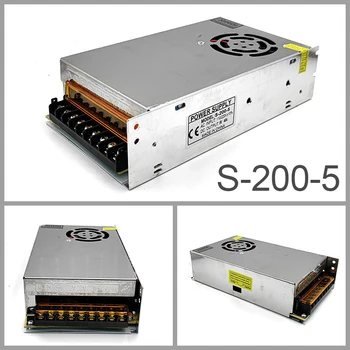 S-200-5 5v 40a 200W DC sursa de alimentare de comutare,alimentare reglementate XINQI