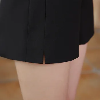 S-2xl Sifon Largi pantaloni Scurți Pentru Femei de Vară 2020 Simplu Subțire de Înaltă talie pantaloni Scurți Femei Toamna Plus Dimensiune Negru pantaloni Scurți Sexy Femei