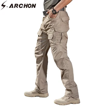 S. ARCHON IX2 Tactic Militar Cargo Pantaloni Barbati din Bumbac Oraș Armata SWAT Luptă Pantaloni Casual sex Masculin Întinde Multe Buzunare Pantaloni XXXL
