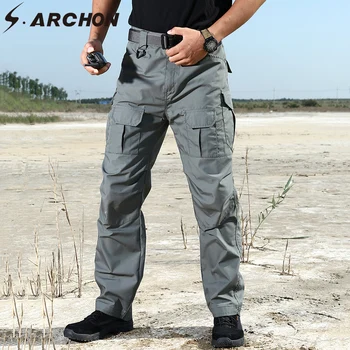 S. ARCHON IX2 Tactic Militar Cargo Pantaloni Barbati din Bumbac Oraș Armata SWAT Luptă Pantaloni Casual sex Masculin Întinde Multe Buzunare Pantaloni XXXL