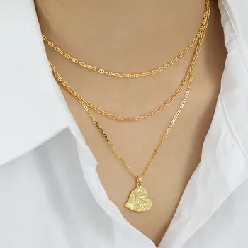 S ' STEEL coreean Coliere Argint 925 Pentru Femei Minimalist Lanț Colier de Aur Cadena De Plata 925 Para Mujer Bijuterii