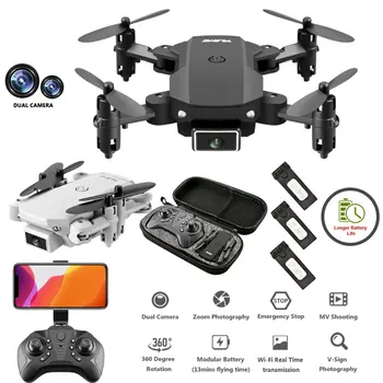 S66 FPV Mini Drona Cu Camera HD RC Pliabil Drona 4K Profesional Selfie Wifi Camera Dubla Drone Quadcopter RC Dron Mini Jucarii