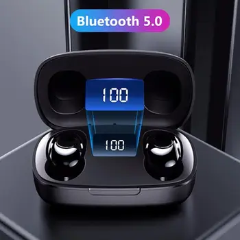 S9 TWS Bluetooth 5.0 Wireless Mini HiFi In-Ureche Căști Auriculare pentru iOS Android accesorii Telefon fără Fir, Căști