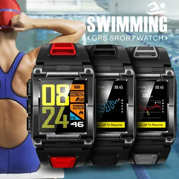S929 Sport GPS ceas Inteligent IP68 rezistent la apa de Înot Brățară Inteligent Rata de Inima Busola Pedometru în aer liber Smartwatch Bărbați Femei