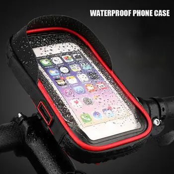 Sac de biciclete Biciclete de Telefon Mobil Sac Ghidon Motocicleta Suport de Telefon Praf-dovada, rezistent la apa Suport Pentru 4.5-6.4 Inch Telefoane Mobile