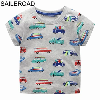 SAILEROAD Avion Haine pentru Baieti de 6 Ani Copii de Vară 2020 Copii Tees T-shirt unei fetițe Haine cu Maneci Scurte