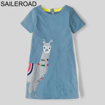 SAILEROAD fetițe Rochie de Vara Alpaca Copil Haine Copii-Rochii pentru Fete de Costume de Animale Copil Rochie de Printesa Vestidos