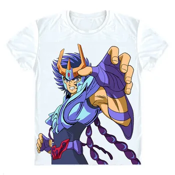 Saint Seiya T-Shirt Multi-stil Maneca Scurta Camasi Seinto Seiya Pegasus Seiya Cavalerii Zodiacului Varsator Cosplay Tricou