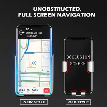 SAKZNR Auto Universal cu Suport pentru Telefon de 360 de Grade, Reglabil Mobil Stea Țineți apăsat Pentru Telefon Mobil GPS Afișaj Suport Accesorii