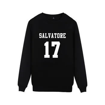Salvatore 17 tricoul Anul De Naștere Vampire Diaries Mystic Falls Topuri Grafic hanorace Tumblr hoodie bărbați femei haine de brand