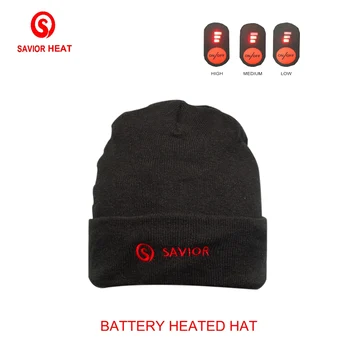 Salvatorul reîncărcabilă încălzit pălărie de iarnă sport în aer liber pe vreme rece smart 3 nivele reduce durerea de cap de control bărbați femei bătrâne cadou