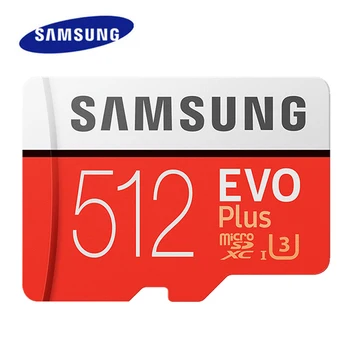 SAMSUNG Card de Memorie EVO Plus Micro SD 64GB Clasa 10 U1 Card MicroSD C10 UHS-I Trans Flash de 128GB, 256GB 512GB U3 4K Micro SDXC