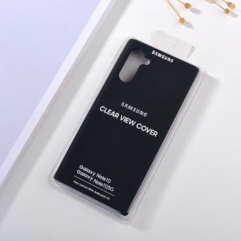 Samsung Nota 10 Plus Caz Lichid Original Caz Silicon Moale Matasoasa Coajă de Protecție Capacul din Spate Pentru Samsung Galaxy Nota 10 plus +