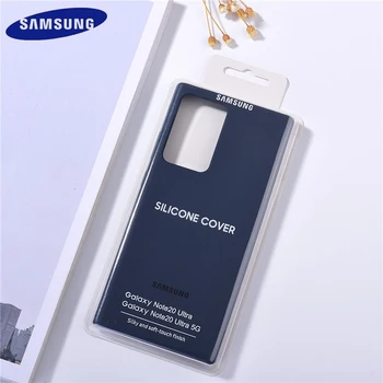 Samsung Nota 20 + Telefon Mobil Caz Original 360 Full Lichid Coajă de Silicon Cover Pentru Galaxy Nota 20, Ultra SM-N9810 SM-N9860/U/N