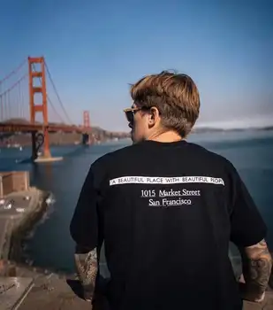 San Francisco tricou Barbati Femei 2020 Sureme HipHop Cupluri Tees 