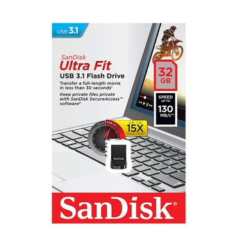 Sandisk cz430 Unitate Flash USB de 128GB Mini USB 3.1 64GB 32GB Pendrive Pincho stick usb de stocare Cu Tip c otg Pen Drive cheie usb