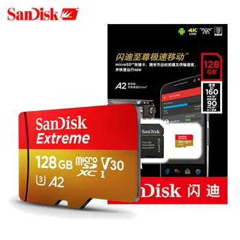 SanDisk Extreme Card Micro SD 256g 128g Card de Memorie UHS-I SDHC, SDXC U3 V30 32g 64g TF Card pentru Camera Smartphone Transport Gratuit