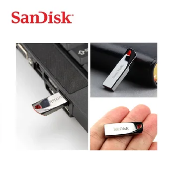 SanDisk USB Original CZ71usb Pendrive USB 2.0 Flash Drive 64GB 32GB 16GB Pen Drive Metal Unitate Flash de Înaltă Calitate de Dispozitiv de Stocare