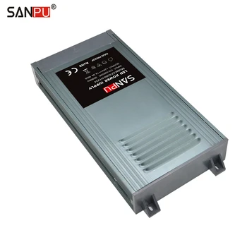 SANPU Impermeabil Alimentare 24V 350W 15A fără ventilator Silențios Tensiune Constantă DC24V Driver LED 220-240V c. a. la 24VDC Transformator IP63