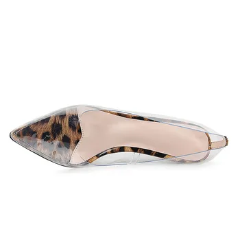 SARAIRIS Noua Moda Leopard Subțire Tocuri Ascuțite Toe Superficial Pantofi Femei Casual, Petrecere, Sexy Primavara Toamna Pompe de Marimea 36-41