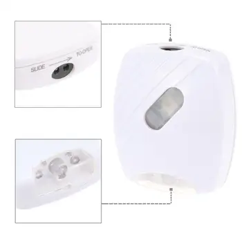 Scaun de toaletă Lumina de Noapte Smart Senzor de Mișcare Toaletă Capac Lampă de Inducție Folosit de 2*Baterii AA de Fundal Pentru Wc Baie de Lumina