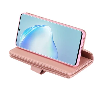 Sclipici Caz Pentru Samsung Galaxy S20 Ultra S10 Plus S10e S9 S8 S7 Nota 10 9 8 Caz Telefon Din Piele Cu Fermoar Portofel Magnetic Cartea Caz