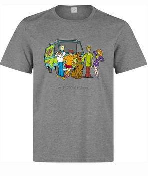 Scooby Doo Desene animate bărbați (femeie disponibile) grey tricou(1)