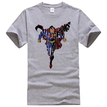 Scrisoare Superman Imprimate Tricou de Vara din Bumbac t camasa barbati cu mâneci Scurte Topuri Casual Camiseta Teuri #005