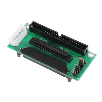 SCSI SCA 80 PIN LA 68 50 DE PIN Adaptor SCSI SCA 80 PIN LA SCSI 68 IDE 50 Hard Disk Adaptor Convertor de Carte de Bord