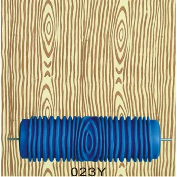 Scule de mână pentru Acasă - 5inch cauciuc pictura pe perete cu role,023Y, lemn de cereale model de roller albastru fără mâner, transport gratuit