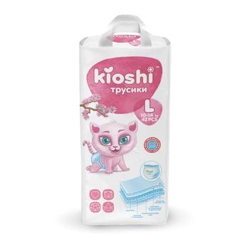 Scutece chilotei KIOSHI L 10-14 kg, 42 buc 5111147 de Unică folosință Copil Pentru Copii kiddiapers