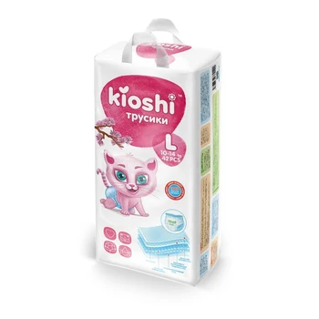 Scutece chilotei KIOSHI L 10-14 kg, 42 buc 5111147 de Unică folosință Copil Pentru Copii kiddiapers