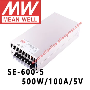 SE-600-5 Mean Well 500W/100A/5V DC Singură Ieșire de Alimentare meanwell magazin online