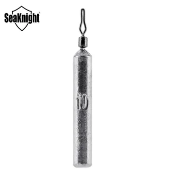 SeaKnight SK02 Sinker Plumb 10BUC/mult de 2,5 g 7g 5g 10g Formă Cilindrică Accesorii Solide Cu Conector de Pescuit Drop Shot