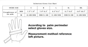 Seibertron Lineman 2.0 Căptușit Palmier Fotbal Receptor Mănuși, Flexibil TPR Protecție la Impact din Spate a Mână, Mănușă de Mărimi pentru Adulți