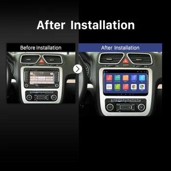 Seicane 2GB+32GB radio auto Android 10.0 API 29 GPS Auto Multimedia Player Pentru Skoda/Seat/Volkswagen/VW/Passat b7/POLO/GOLF 5 6