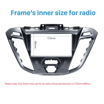 Seicane Auto 2Din Radio Fascia Stereo Placa de Cadru pentru Ford Transit Custom Car Styling Panoul de Bord Kit
