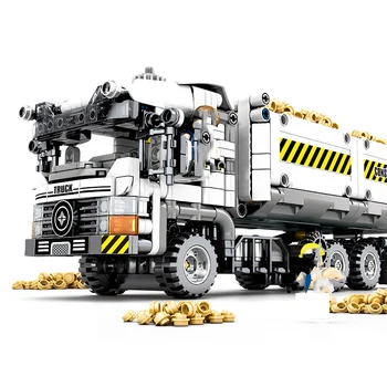 SEMBO Technic Inginerie Ridicare City Macara, Camion Excavator Blocuri de Constructii pentru Copii