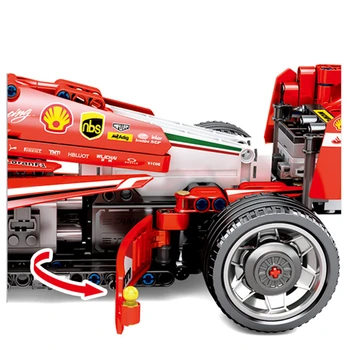 SEMBO Technic RC masina control de la distanță jucărie Blocuri model de Kit de Cărămizi F1 Masina de Curse de formula pentru copii jucarii pentru Copii băieți cadou