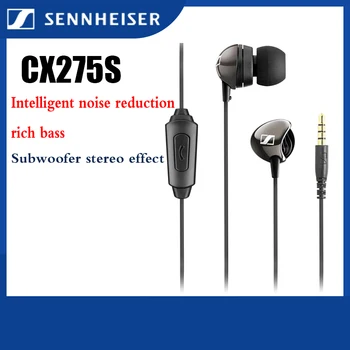 Sennheiser CX275S cu Microfon Căști Stereo Bass Cască Joc de Sport Căști Sport Pavilioane 1-buton de Control pentru iPhone Androd
