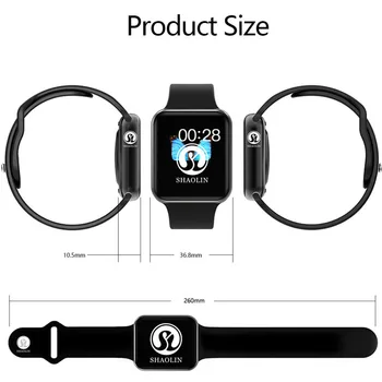 Seria 6 Smartwatch 42 mm caz Bluetooth Smart Watch pentru IOS Telefon și Telefon Android SMS-uri de Sprijin Facebook Whatsapp sincronizare