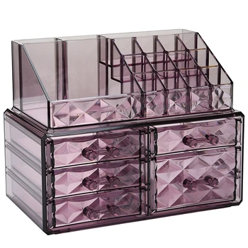 Sertar Transparent tip cosmetice cutie de depozitare multi-strat desktop masa de machiaj bijuterii îngrijire a pielii birouri diverse organizator cutie