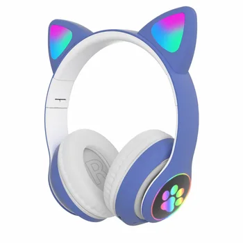 Setul cu cască bluetooth căști auriculares popsocket căști wireless fone de ouvido strălucire Pc prietenele pisica drăguț CONDUS 5.0 STN-28