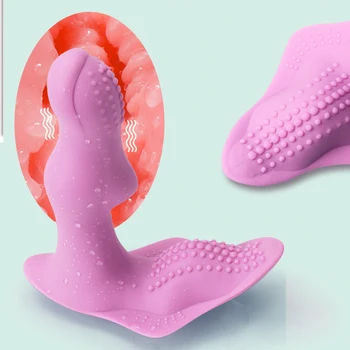 Sex Vibrator Portabil Fluture Strapless Vibrator de la Distanță fără Fir G-spot Stimulator Clitoris Vibratoare pentru Femei Masturbare