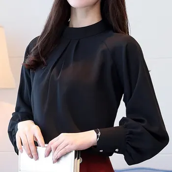 SEXMKL 2020 Maneca Lunga Bluze pentru Femei Tricou Alb de Moda Casual Șifon Bluza Office-coreean de Îmbrăcăminte pentru Femei Doamnelor Topuri Blusa