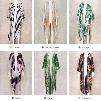 Sexy Model Zebra Șifon Bluza Ins Stil Cămăși Lungi Print Kimono Plus Dimensiune Haine De Femei De Moda De Vara Topuri Rochie A790