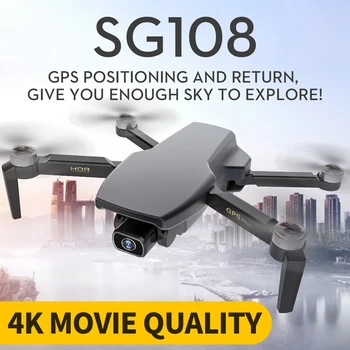 SG108 FPV Drona 4k HD 5G WiFi GPS Dron Motor fără Perii Camere Duble Inteligente Urmați de Zbor de 25 de Minute Rc Drone 4K Gps