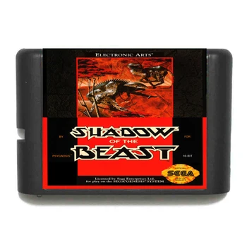 Shadow of the Beast 16 biți MD Carte de Joc Pentru Sega Mega Drive Pentru Genesis