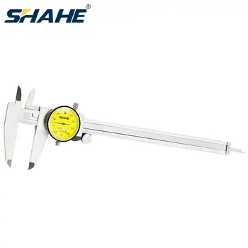 SHAHE 0-200 mm 0.01 mm Ecartamentul Metric de Măsurare Instrument de Apelare șubler cu vernier Dublu Șoc-dovada Șubler cu Vernier 0.01 mm